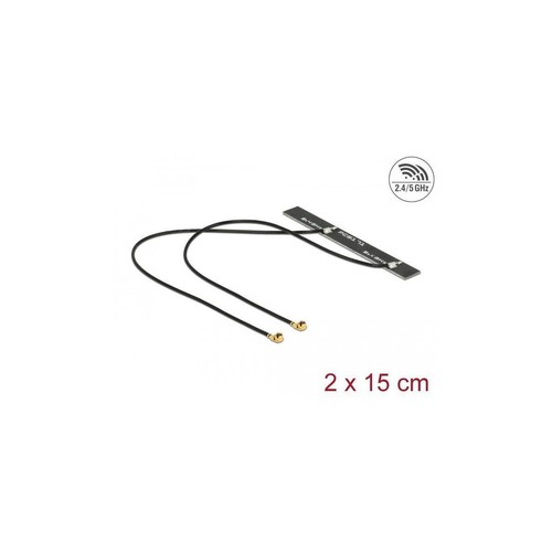 88983 - Dualband WiFi 6 Doppelantenne 2x MHF® I Stecker 5 dBi 2x...