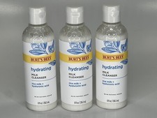 Pack of 3 - Burt's Bees Hydrating Milk Cleanser  8 fl oz - NEW