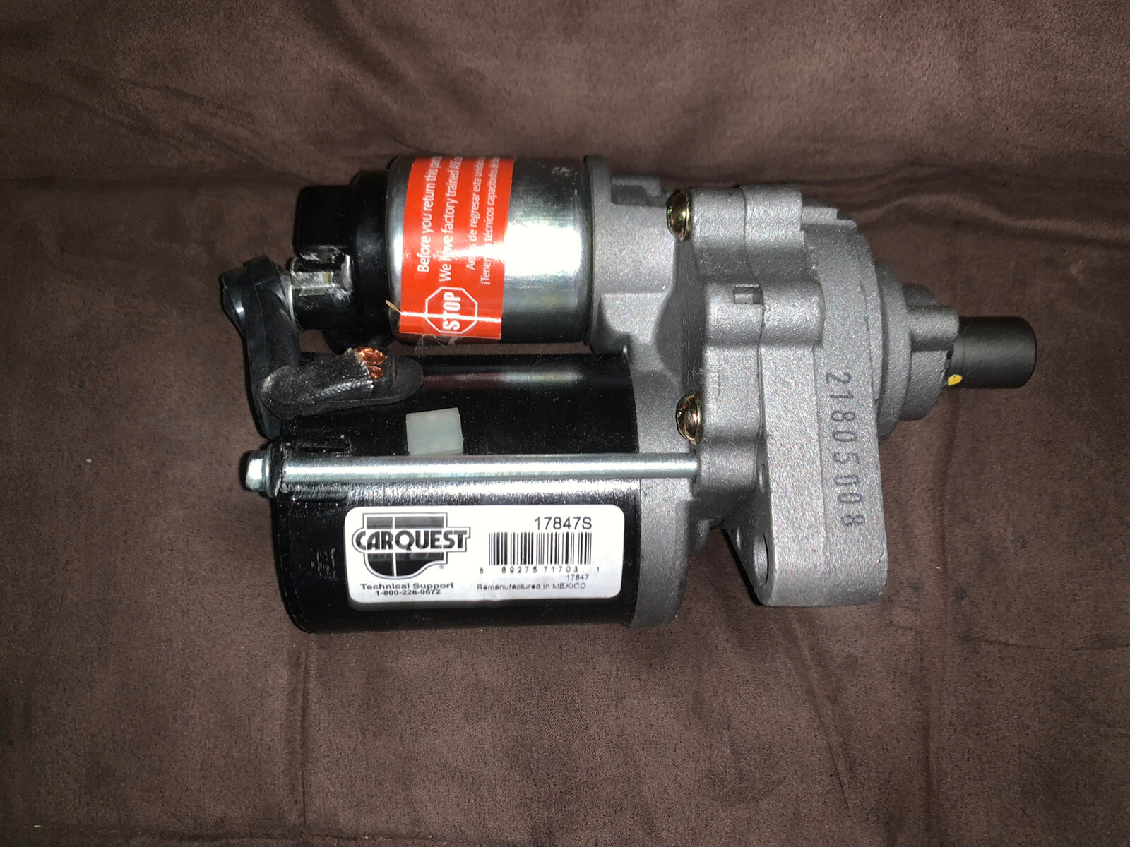 CARQUEST STARTER REMANUFACTURED Fits HONDA CIVIC 17847S eBay