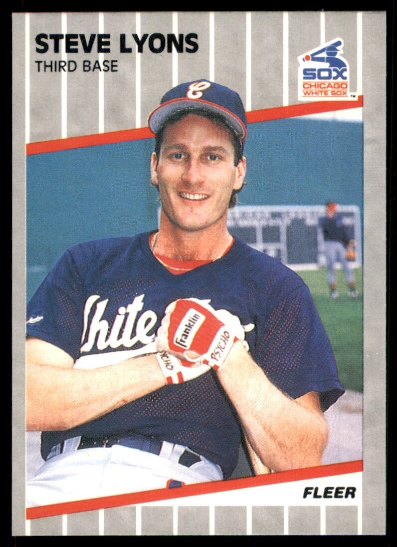 1989 Fleer #502 Steve Lyons