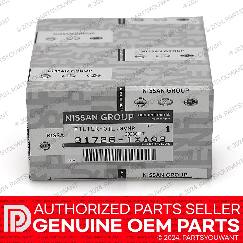 GENUINO Nissan Cube Versa Transmisión Externa Filtro de Aceite Gobernador 31726-1XA03 Foto 4 de 4