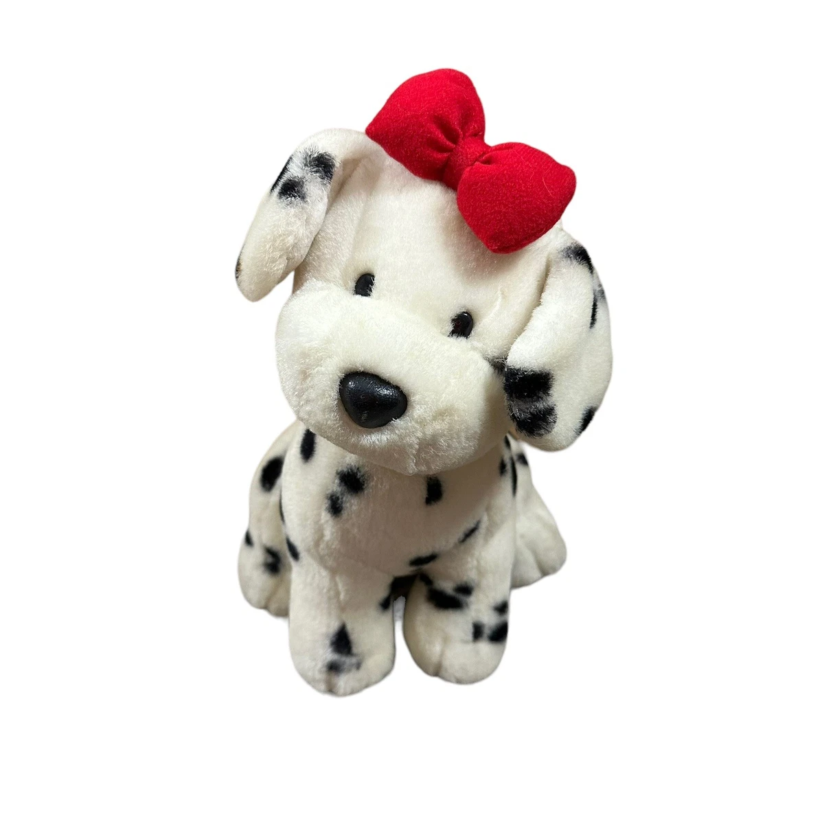 Vintage Spottie Dottie Dalmatian 1990 Dog Plush Stuffed Animal Sanrio MANY FLAWS