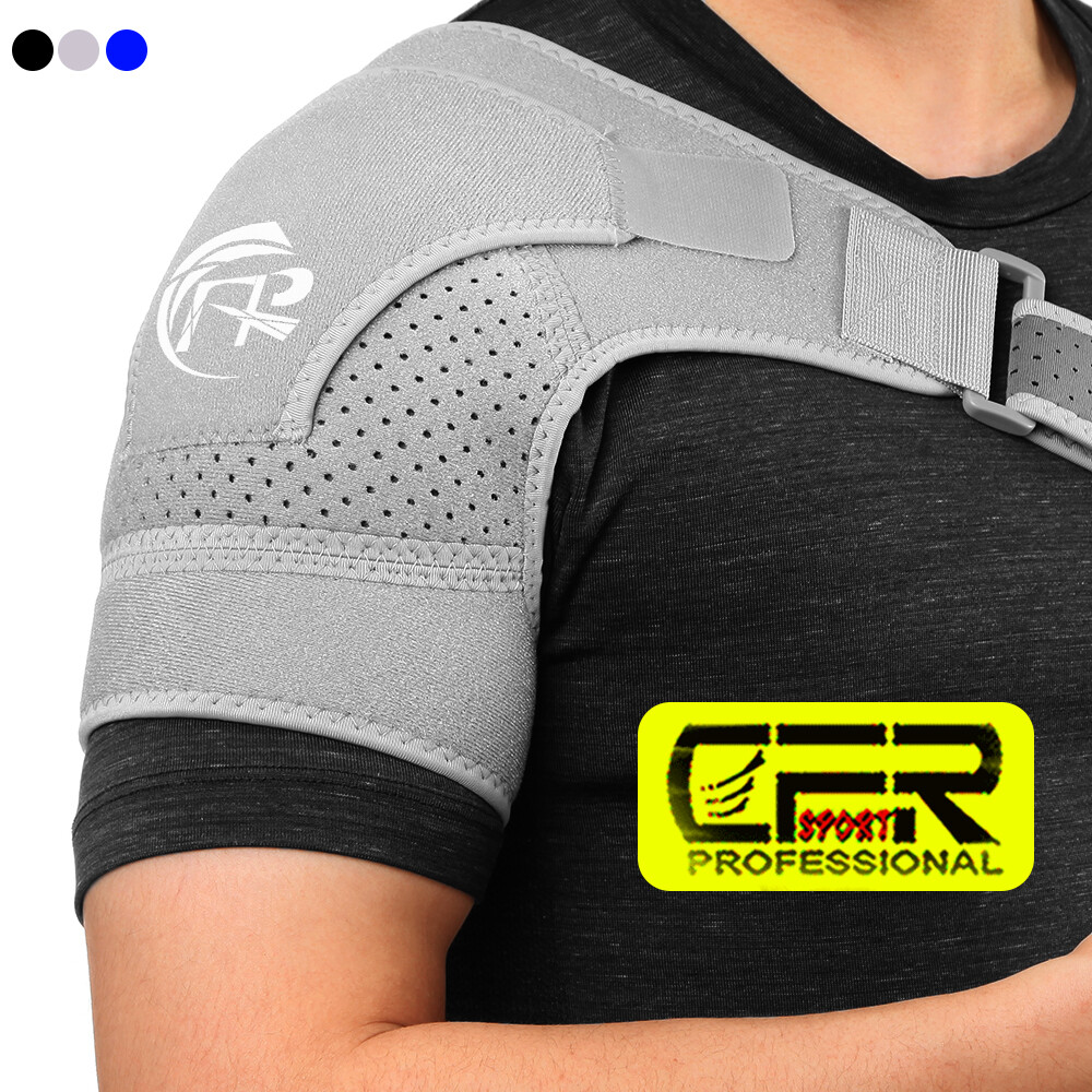 Shoulder brace rotator cuff compression support strap arm injury sleeve wrap dsm