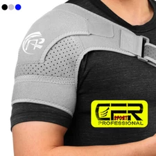 Shoulder Brace Rotator Cuff Compression Support Strap Arm Injury Sleeve Wrap DSM
