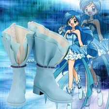 Anime Mermaid Melody Hanon Hosho Cosplay Shoes Womens Halloween Party Cos Boots