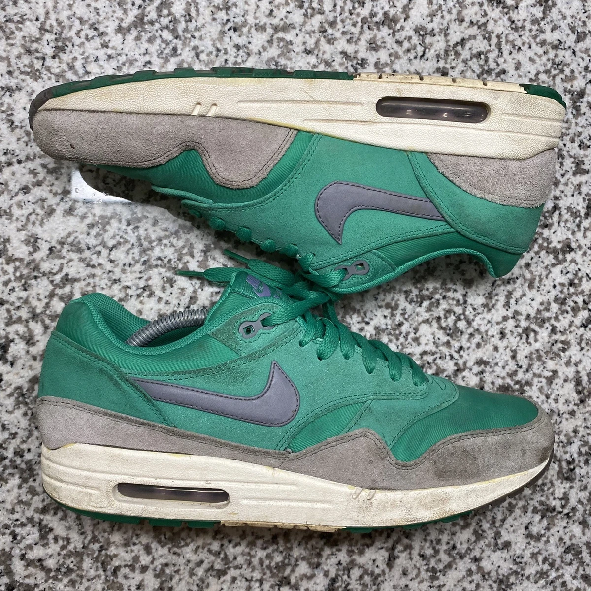 Draaien onwetendheid Onverbiddelijk Nike Air Max 1 PRM “Stadium Green” Teal/Charcoal Men's Size 10 [512033-306]  OG | eBay