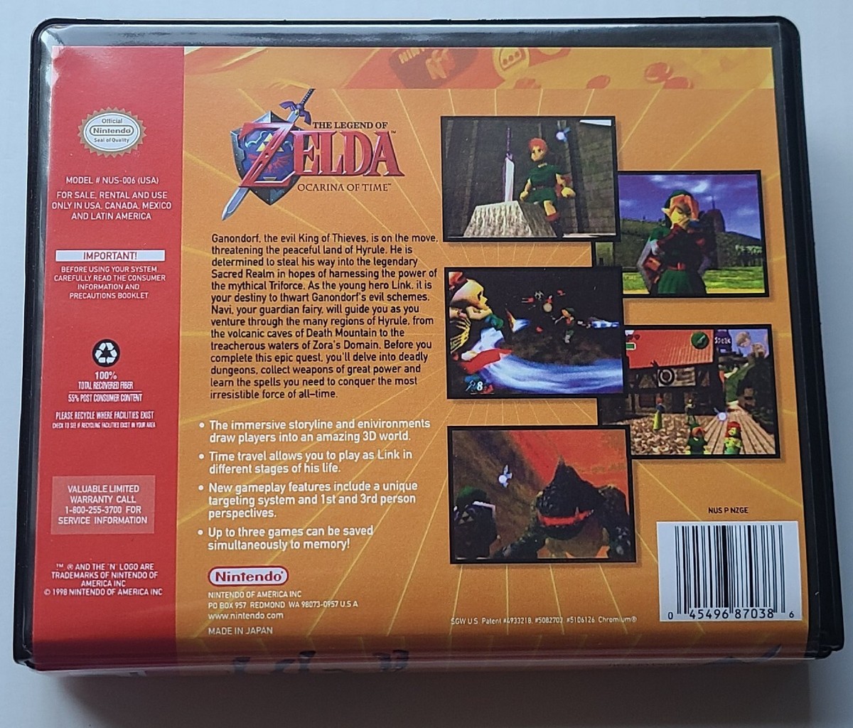 The Legend of Zelda【中古・N64香港版】 The Legend of Zelda【中古・N64香港版】