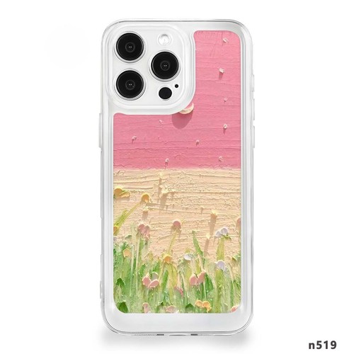 For iPhone 16 15 14 13 12 Pro Max Oil Painting Flowers Shockproof TPU Cover Case - Picture 9 of 55