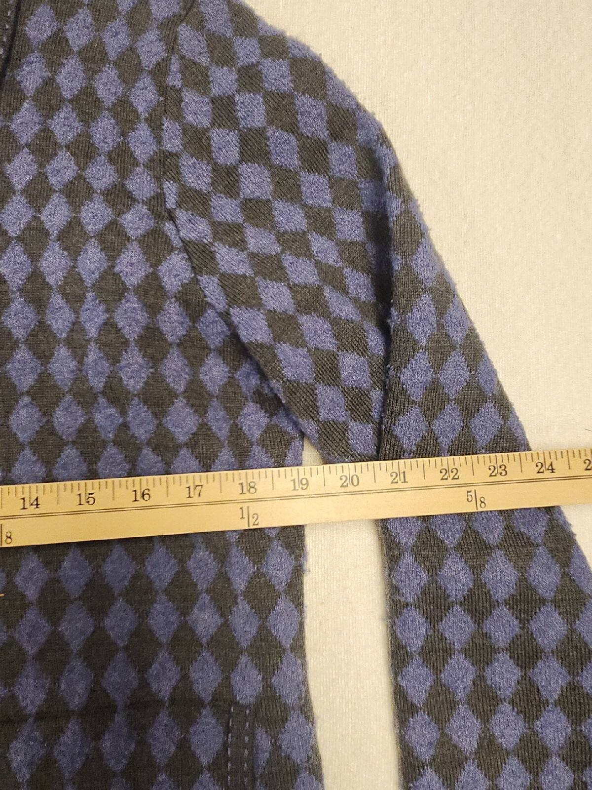 Pendleton Wool Zip Up Shacket Sweater Medium Purp… - image 2