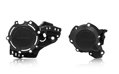 Clutch and Generator Engine Case Guard X-Power GAS GAS 250 300 2021 / 2023 Black