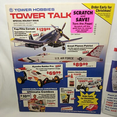 Vtg Tower Hobbies Tower Talk Speedmart 1992 2000 Catalog
