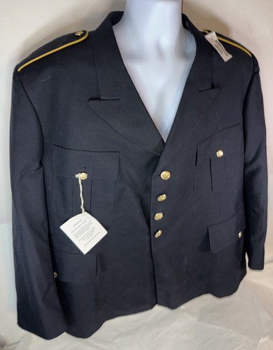 US Army Enlisted Army Service Uniform ASU Dress Blue Jacket Coat Size ...