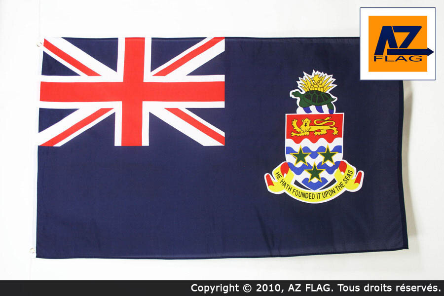 BANDIERA ISOLE CAYMAN 150x90cm - BANDIERA INGLESE 90 x 150 cm - Nuova