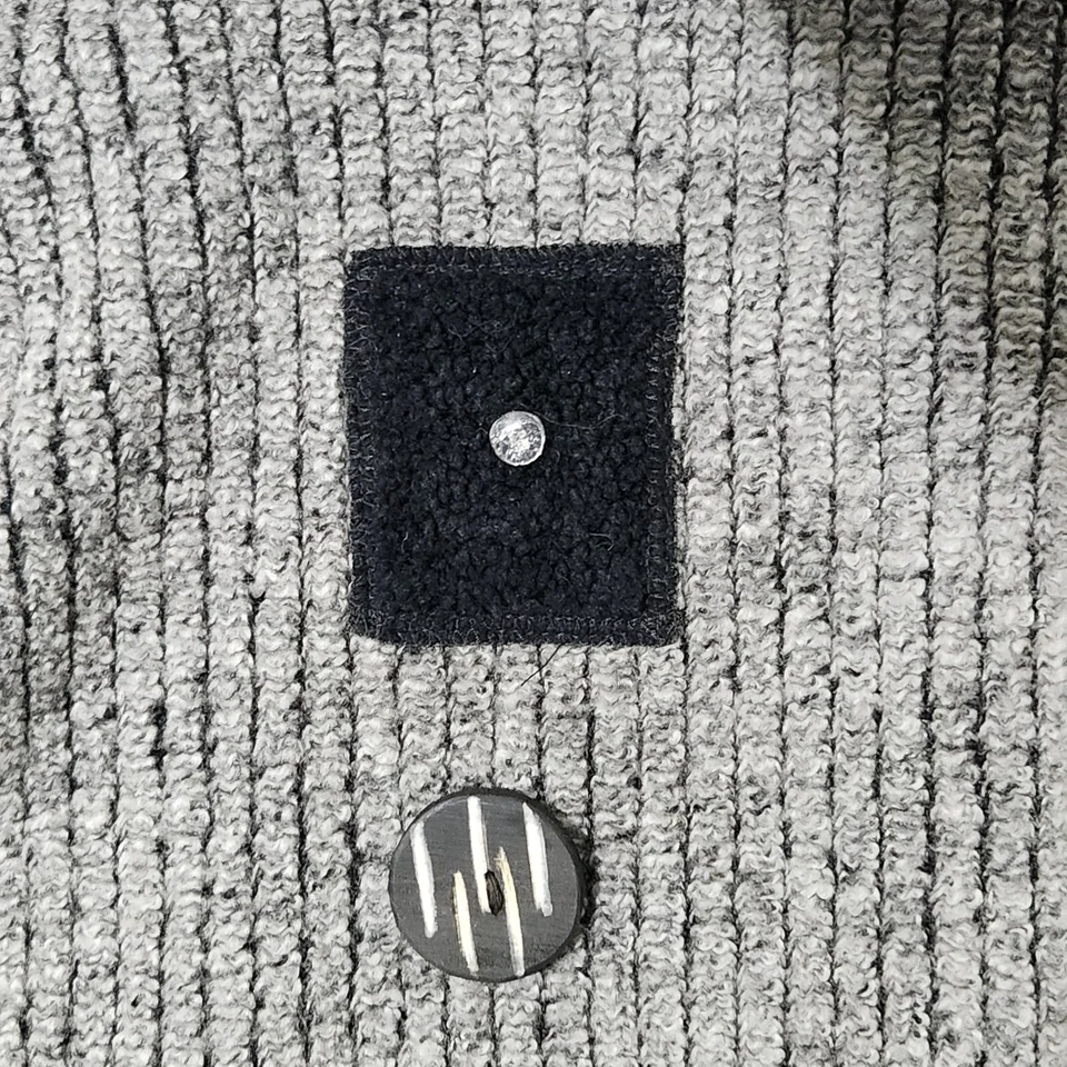 Vintage Lee Andersen Womens Gray Sweater Size XS Pullover Faux Fur Foto 3 de 4