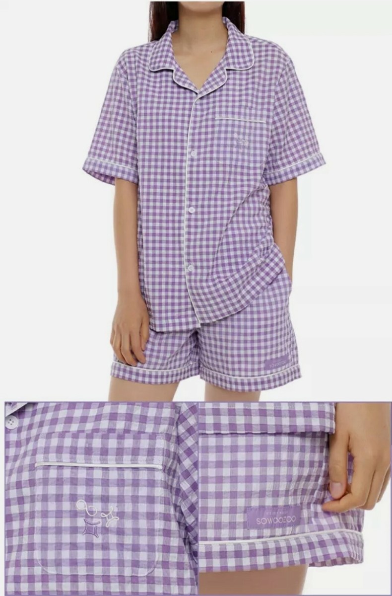 Official BTS 2021 SOWOOZOO Pajama Pajamas Set with 7