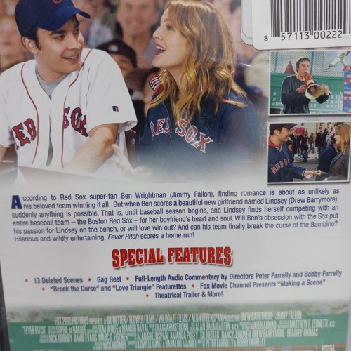 Fever Pitch (DVD, Widescreen Edition) Jimmy Fallon & Drew Barrymore New Sealed - Picture 3 of 6