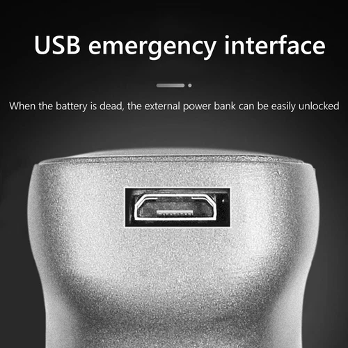 Fingerprint Door Lock Handle Anti Theft Smart Electric Biometric Keyless Entry - Picture 5 of 11