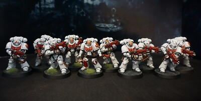 White Scars Primaris Intercessors + upgrades painted Warhammer 40k