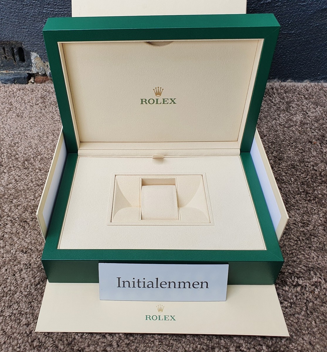 ROLEX BOX XL 100% authentic watch GREEN for GOLD models used