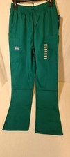 Cherokee workwear scrubs women Pull On Cargo Pants hunter green XS 4200
