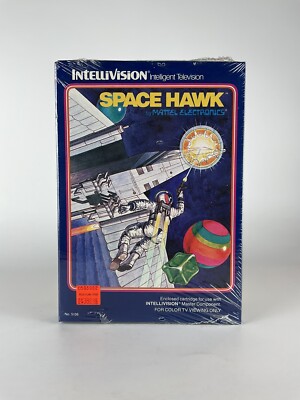 JEU VIDÉO OLD SCHOOL SPACE HAWK Intellivision 1981 neuf, scellé en usine