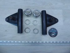 1975 Suzuki TC100 CCI Blazer S508) front fork ears headlight mounts set #1