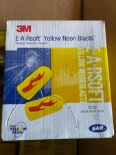 3M 312-1252 E-A-R Aearo Disposable Earplugs, 33dB, 200 Pack (NEW)