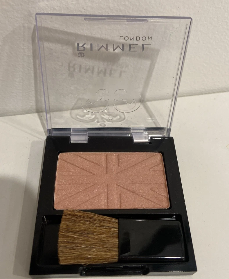 Rimmel Lasting Finish Soft Colour Mono Blush 120 Pink Rose | WITH BRUSH | Rare - Image 3 of 4