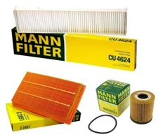 Mann Oil Air Paper Cabin Filter Service Kit for Mini R52 R53 Cooper S 1.6 02-08