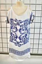 Laundry White Blue girls Fancy dress Size 7A On Sale df