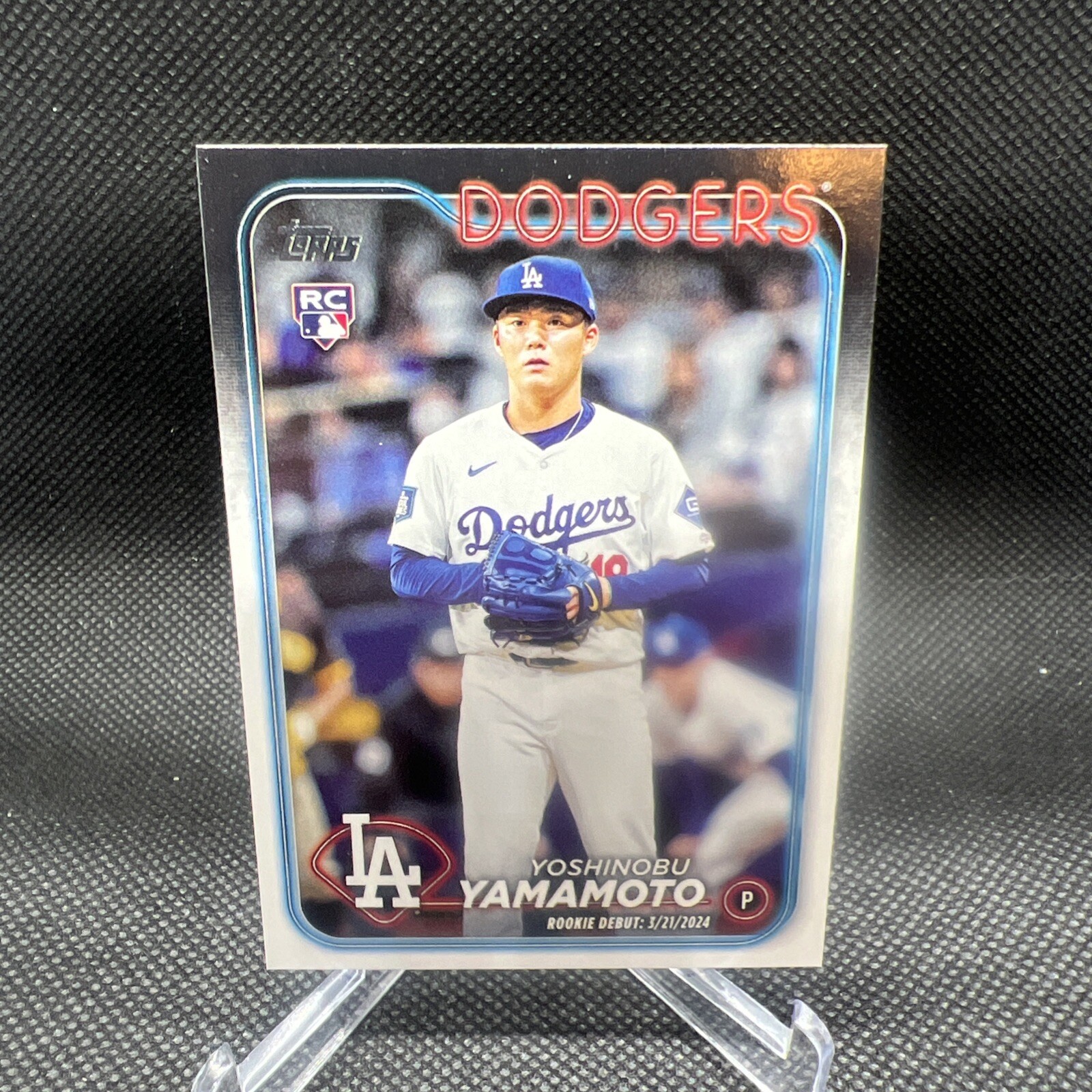 2024 Topps Update #US149 Yoshinobu Yamamoto RC Debut Los Angeles Dodgers Base