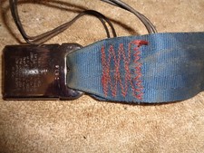 Seat Belt F Model Dark Blue Lap Belt W Seat Belt Alarm Wires.