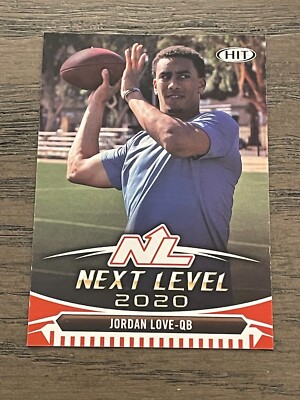 2020 Sage Hit Jordan Love Next Level Red RC #99 Chicago Bears
