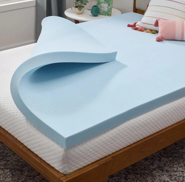 Linenspa 3 Inch Twin Gel Infused Memory Foam Mattress Topper, New LS30TT30GT
