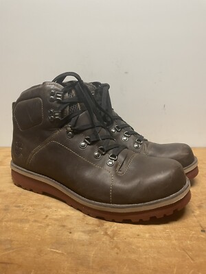 [Excel] Mens 11.5 Timberland Earthkeepers Mid Mens Work Boots Dark Brown 9935R 