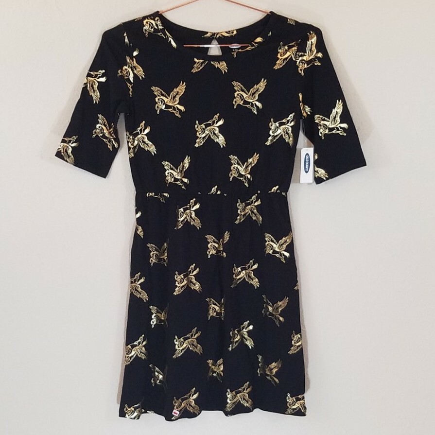 green emerald velvet dress NWT Old Navy Cute Stylist Beautiful Summer Fit & Flare Pintuck Dress W   JNL Trading