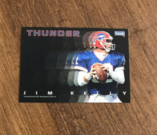 Jim Kelly Thurman Thomas 1993 Skybox Thunder Lightning TL1 Buffalo Bills HOF