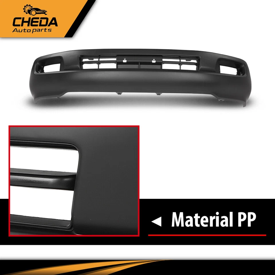 Cubierta de parachoques delantero con orificios de luz antiniebla apta para Toyota Land Cruiser 2003-2007 Foto 4 de 4