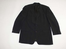 Hugo Boss Mens Artemis Akropolis Suit Jacket Size 44 Regular Black Brown Stripes