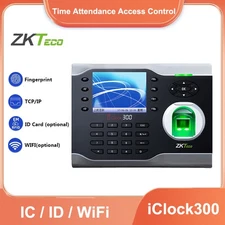ZKteco iClock300 TCP/IP WIFI/ID/IC Fingerprint Time Clock Attendance System