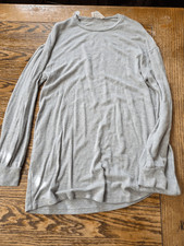 Reformation Brayden Sweater Mini Dress Stretch Gray Knit sz XS