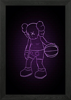 Kaws gerahmtes Wandbild Poster Leinwanddruck Bild