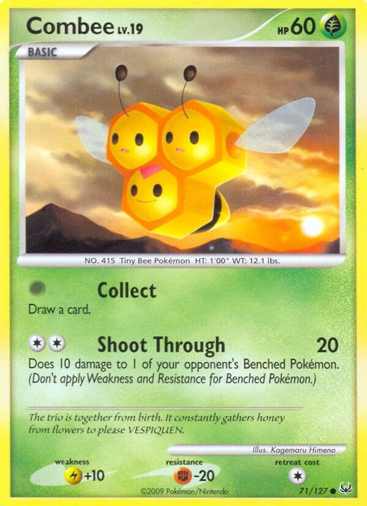 2009 Pokemon: Platinum - Combee (#71/127, Common, Heavily Played)
