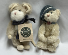 Vtg Boyd  s Bears And Friends Lot 1985 - 1990 Romano B Grated Mouse Claudine Cat