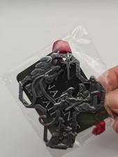 Metal Cross Nativity Scene Christmas Ornament