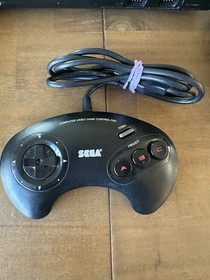 Mega Drive Japanese Sega Genesis Console Tested  With Controller, Cables & Game