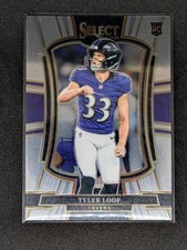Tyler Loop 2025 Panini Select - Premier Level #161 (RC) Ravens