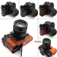 For FUJIFILM XT3 XT2 X-T3 X-T2 Genuine Real Leather Half Camera Case Bag Cover