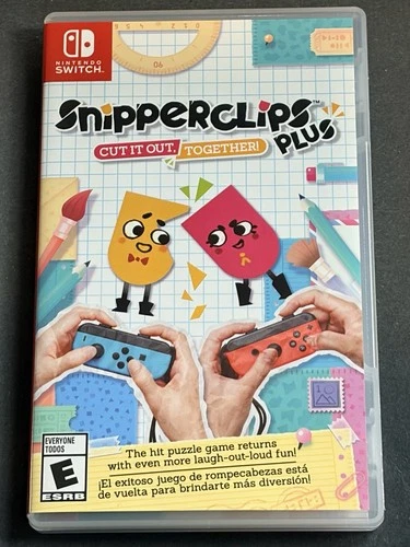 Snipperclips Plus - Nintendo Switch - Tested - Complete CIB w/ Case