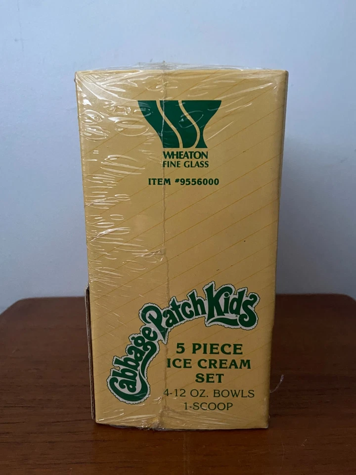 NEW Vintage 1984 Cabbage Patch Kids 5 Piece Ice Cream Bowl / Scooper Scoop Set - Image 4 of 4